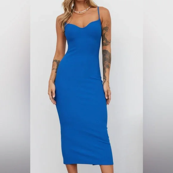 hello molly royal blue dress Hello Molly | Dresses | Hello Molly Fancy Heart Maxi Dress Royal Blue